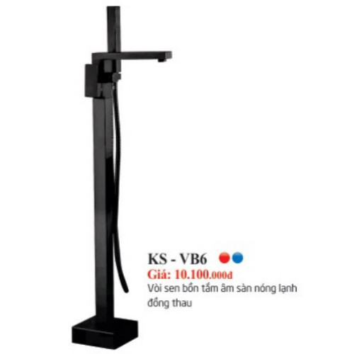 BỘ SEN BỒN TẮM ÂM SÀN NÓNG LẠNH KASSANI KS-VB6